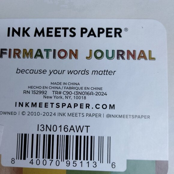 Ink Meets Paper Affirmation Journal You Matter Dream it Do it Hardcover Notebook - Picture 8 of 9